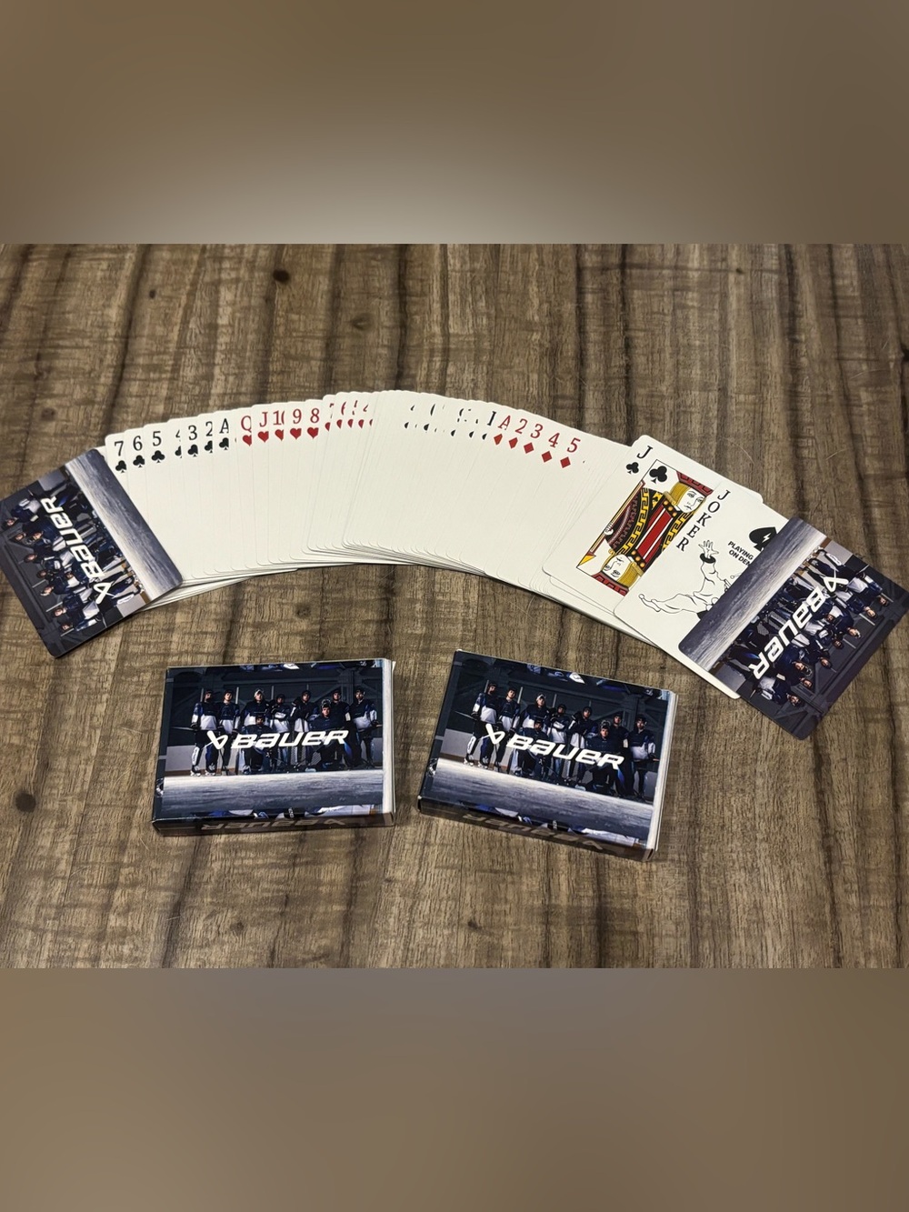 Bauer Hockey 2 Decks of Playing Cards Brand New